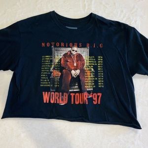 Notorious B.I.G. cropped tee